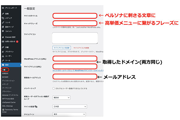 サイトタイトルはペルソナに届き高単価メニューにつなげる
